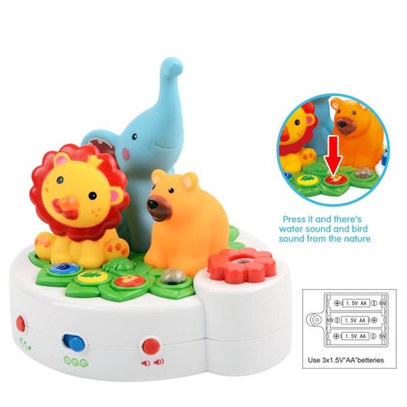 Casa si Gradina - Corpuri si surse de iluminat - Veioze si lampi - Lampi de veghe - Proiector muzical cu telecomanda Animal - Infinity.ro