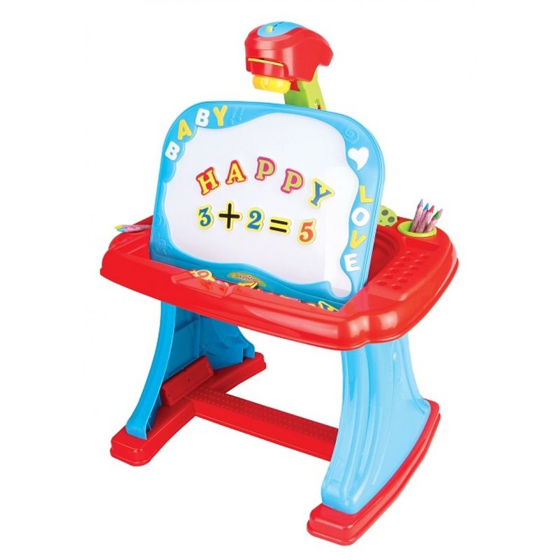 Jucarii, Copii si Bebe - Jucarii si jocuri - Jucarii & jocuri educative - Seturi pictura si desen - Birou cu proiector si scaunel pentru desen - Infinity.ro