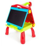 Jucarii, Copii si Bebe - Jucarii si jocuri - Jucarii & jocuri educative - Jocuri si jucarii educative - Set pentru baieti - masuta cu tablita dubla si proiector 4 in 1 - Infinity.ro