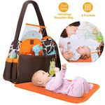 Jucarii, Copii si Bebe - Maternitate - Genti bebelusi - Geanta pentru mamici Girafa Orange - Infinity.ro