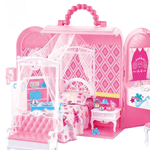Jucarii, Copii si Bebe - Jucarii si jocuri - Papusi si accesorii - Casute de papusi si mobilier - Set de joaca – Dormitor pentru papusi Deluxe - Infinity.ro