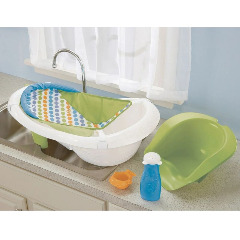 Jucarii, Copii si Bebe - Igiena si ingrijire - Baia bebelusului - Cadite bebe si accesorii baie - Cadita cu hamac detasabil si scaunel pentru bebelusi - Infinity.ro