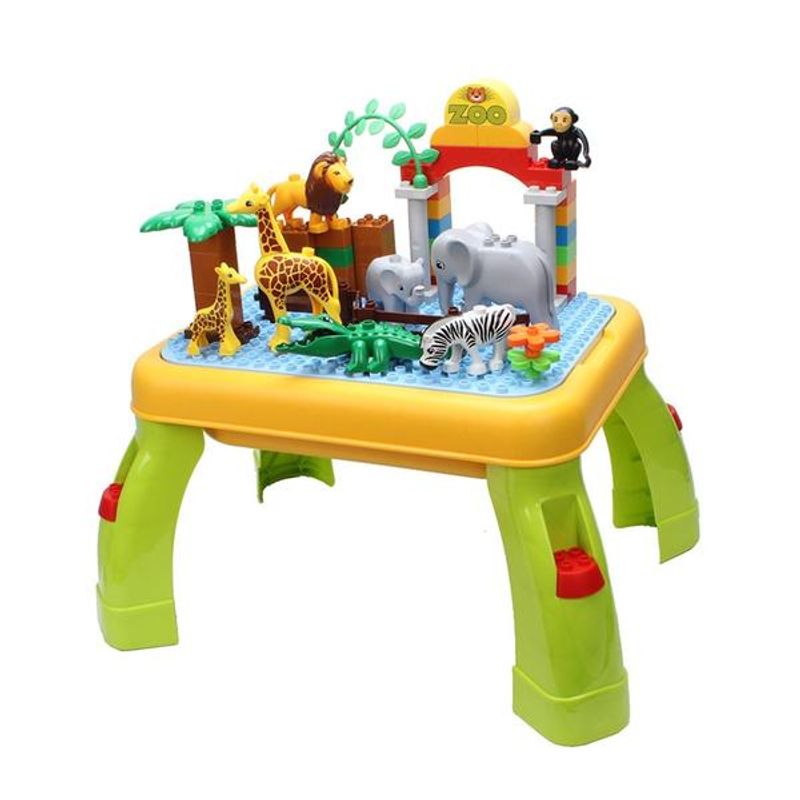 Casa si Gradina - Corpuri si surse de iluminat - Veioze si lampi - Lampi de veghe copii - Masuta educativa tip Lego Zoo - Infinity.ro