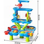 Jucarii, Copii si Bebe - Jucarii si jocuri - Jucarii de exterior - Jucarii pentru plaja si nisip - Masuta de nisip si apa cu accesorii etajata - Infinity.ro