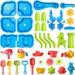 Jucarii, Copii si Bebe - Jucarii si jocuri - Jucarii de exterior - Jucarii pentru plaja si nisip - Masuta de nisip si apa cu accesorii etajata - Infinity.ro