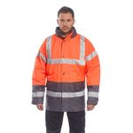 Casa si Gradina - Constructii - Echipamente de lucru - Imbracaminte protectia muncii - Jacheta de protectie Traffic HiVis Two Tone Portwest-S467 M Gri si portocaliu - Infinity.ro