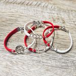 Market - Cadouri - Martisoare - Martisor Bratara Copacul vietii, din piele intoarsa eco lucrata manual by Wild Bracelets - Infinity.ro