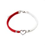 Market - Cadouri - Martisoare - Martisor Bratara Inimioara, din piele intoarsa eco lucrata manual by Wild Bracelets - Infinity.ro