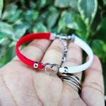 Market - Cadouri - Martisoare - Martisor Bratara Inimioara, din piele intoarsa eco lucrata manual by Wild Bracelets - Infinity.ro