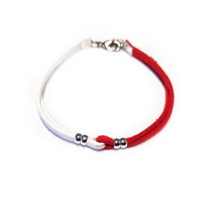 Martisor Bratara prieteniei/iubirii cu bilute argintii, din piele intoarsa eco lucrata manual by Wild Bracelets