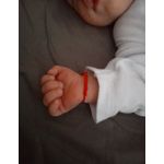 Fashion, accesorii si bijuterii - Copii - Accesorii copii - Bijuterii si ceasuri copii - Bratara Bebe reglabila rosie din snur de matase pentru nou nascuti si copii - Infinity.ro