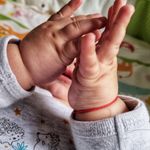 Fashion, accesorii si bijuterii - Copii - Accesorii copii - Bijuterii si ceasuri copii - Bratara Bebe reglabila rosie din snur de matase pentru nou nascuti si copii - Infinity.ro