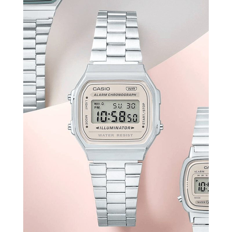 Fashion, accesorii si bijuterii - Femei - Bijuterii femei - Ceasuri femei - Ceas Unisex Casio Vintage Collection A168WA-8AYES - Infinity.ro