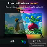 Casa si Gradina - Corpuri si surse de iluminat - Benzi LED - Banda LED RGBIC inteligenta cu Sincronizare, Camera HD cu Senzor de culoare Control prin Aplicatie TV 55-65 inch - Infinity.ro