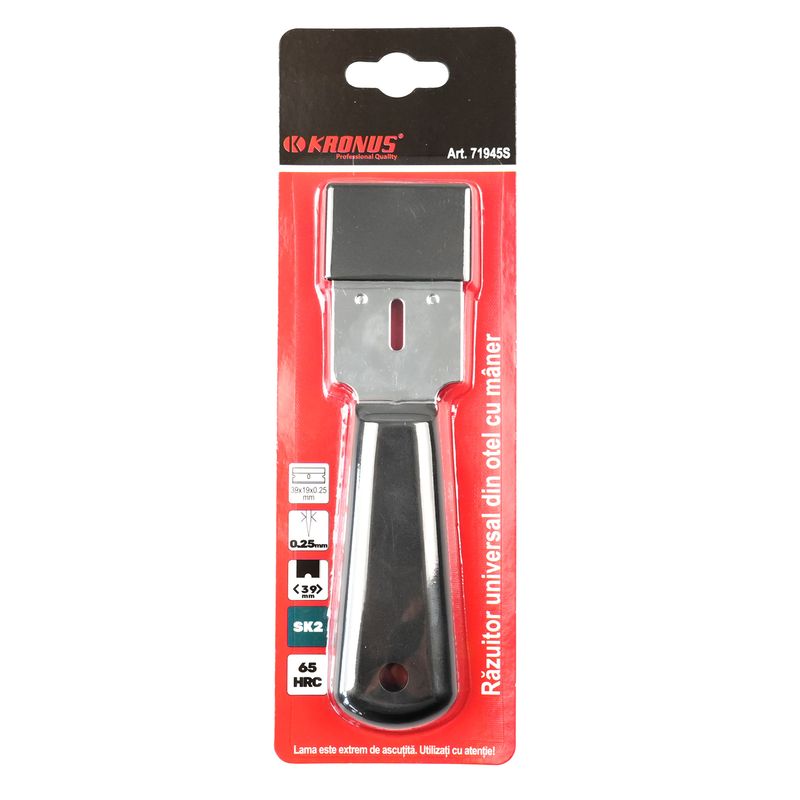 Carti si Birotica - Birotica - Accesorii de birou - Foarfece si cuttere - 71945S Razuitor universal din otel cu maner cod 902785 - Infinity.ro