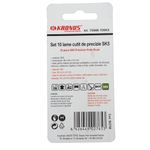 Carti si Birotica - Birotica - Accesorii de birou - Foarfece si cuttere - 7556B.10 SK4 Set 10 lame cutit de precizie SK5 varf ascutit cod 902766 - Infinity.ro