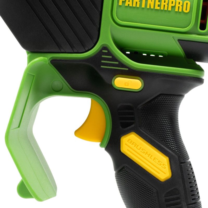 Casa si Gradina - Gradinarit si plante - Utilaje gradina - Fierastraie cu lant - Mini Fierastrau cu Lant si Acumulator PPBS-84 PARTNERPRO, Brushless, 21V / 4Ah, Indicator sarcina - Infinity.ro