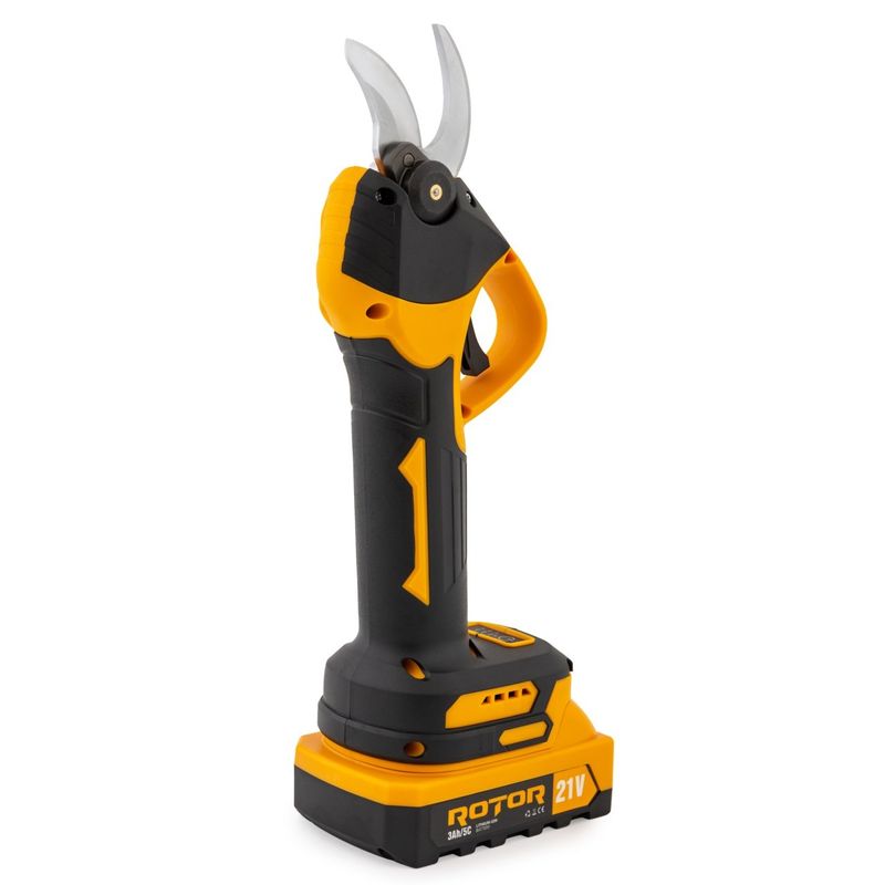 Casa si Gradina - Gradinarit si plante - Unelte gradinarit - Foarfeci gradinarit - Foarfeca de gradina pe acumulator ROTOR RSB32 600W, Brushless , 2 x Acumulatori 21V 3Ah - Infinity.ro