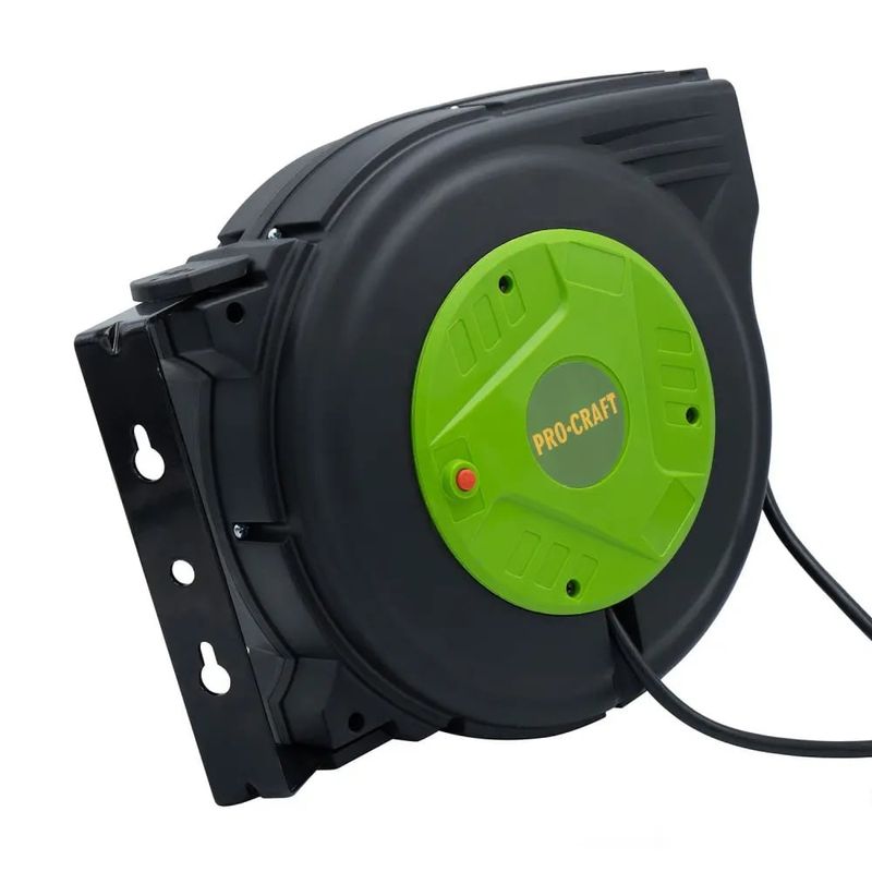 Casa si Gradina - Electrice - Accesorii electrice - Prelungitoare, triple, fise - Cablu prelungitor cu tambur automat 15 metri PROCRAFT EK15N - Infinity.ro