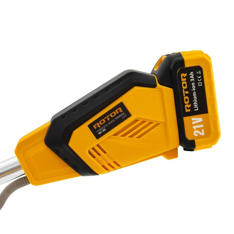 Casa si Gradina - Gradinarit si plante - Utilaje gradina - Trimmere electrice - Trimmer pe acumulator RBT-2BC ROTOR 2 x Acumulatori 21V/3Ah, 8000 rot/min - Infinity.ro