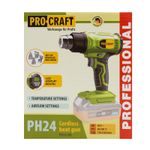 Casa si Gradina - Constructii - Scule electrice si accesorii - Pistoale de lipit - Feon pe acumulator PROCRAFT PH24 50 - 550°C - Infinity.ro