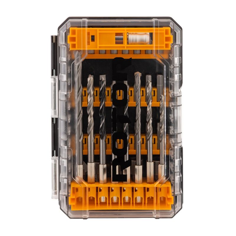 Casa si Gradina - Constructii - Scule electrice si accesorii - Seturi si accesorii pentru gaurit si insurubat - Set biti, tubulare si burghie, 38 piese ROTOR RBB38 - Infinity.ro