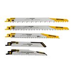 Casa si Gradina - Constructii - Scule electrice si accesorii - Accesorii fierastraie electrice - Set 5 Panze fierastrau sabie pentru Lemn/Metal ROTOR RSS2 - Infinity.ro