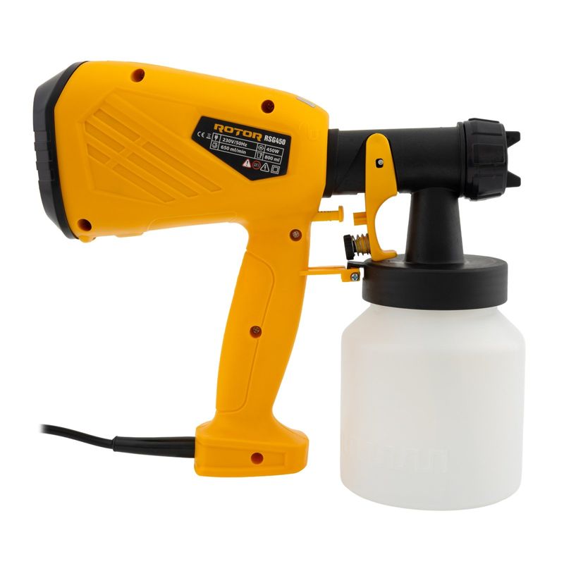 Casa si Gradina - Constructii - Vopsea si tencuieli - Pistoale si sisteme de vopsit si tencuit - Pistol de vopsit ROTOR RSG450 , Putere 450W , Debit 650ml/min , - Infinity.ro