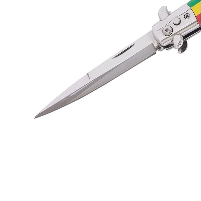 Sport si Outdoor - Camping - Cutite, bricege si accesorii - Cutite si bricege - Set doua bricege automate DEPOX®, otel inoxidabil, multicolor/auriu, 22 cm - Infinity.ro