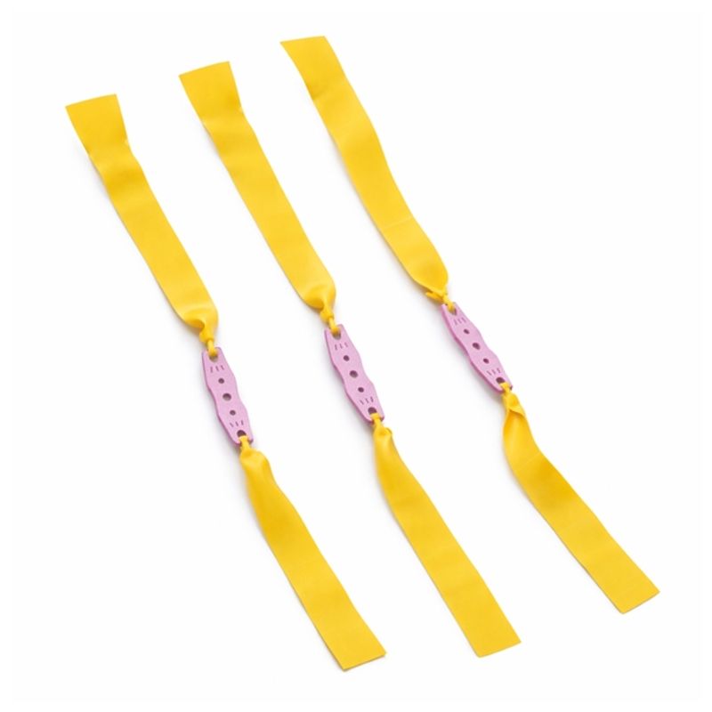 Sport si Outdoor - Camping - Accesorii camping si drumetii - Set 5 benzi de schimb pentru prastie, DEPOX®, cauciuc plat premium, galben,0.5 mm - Infinity.ro