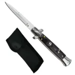 Sport si Outdoor - Camping - Cutite, bricege si accesorii - Cutite si bricege - Set trei bricege cu arc, DEPOX®, design italian clasic, husa inclusa, 22 cm, auriu/multicolor - Infinity.ro