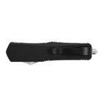 Sport si Outdoor - Camping - Cutite, bricege si accesorii - Cutite si bricege - Cutit automat cu arc, DEPOX®,  lama dubla tip pumnal, husa cordura, 23 cm - Infinity.ro