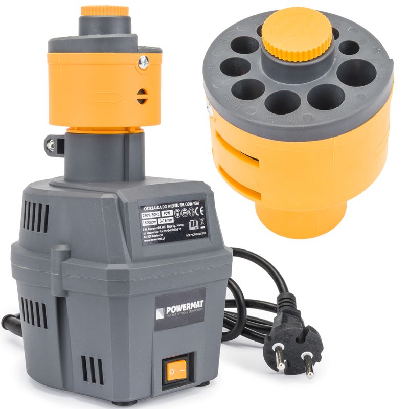 Casa si Gradina - Constructii - Scule electrice si accesorii - Fierastraie electrice - Ascutitor electric pentru burghie HSS, Powermat, 90 W, PM0731 - Infinity.ro