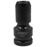 Casa si Gradina - Constructii - Scule electrice si accesorii - Seturi si accesorii pentru gaurit si insurubat - Adaptor de impact, VERKE,  1/2" - 1/4" hex, V39448 - Infinity.ro