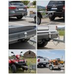 Auto si Moto - Reparatii si depanare - Scule auto - Echipamente de ridicare si sprijin - Carlig de tractare remorca Verke 3.5 tone, model V80089 - Infinity.ro