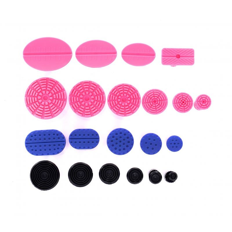 Auto si Moto - Reparatii si depanare - Scule auto - Scule si truse auto - Dispozitiv indreptat tabla, 19 buc, KD10662, Kraft&Dele - Infinity.ro