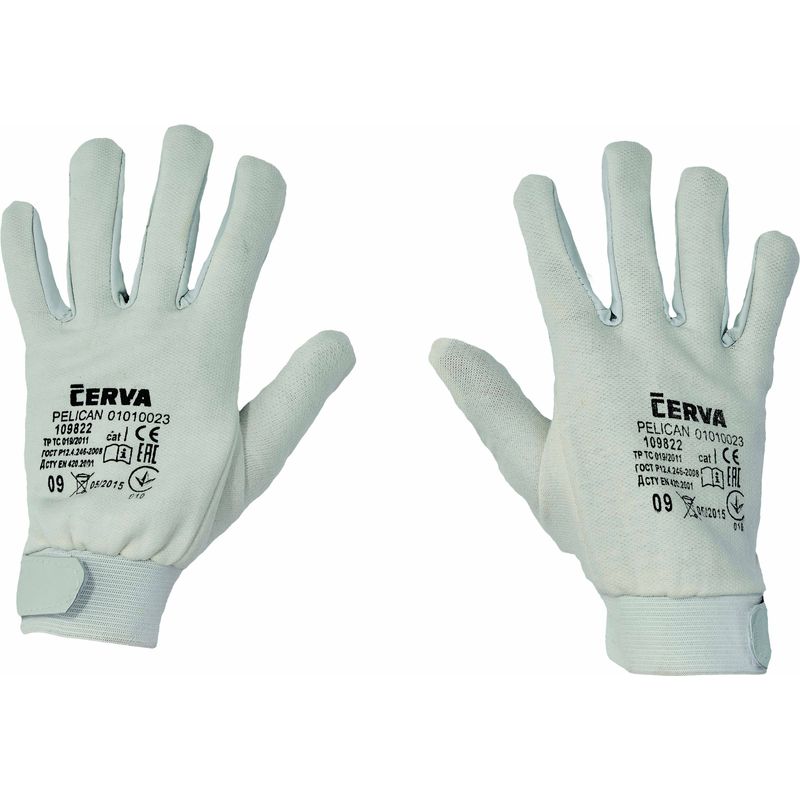 Casa si Gradina - Constructii - Echipamente de lucru - Manusi protectia muncii - Manusi de protectie, Cerva, Pelican, din piele combinate 9 - Infinity.ro