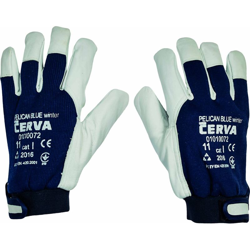 Casa si Gradina - Constructii - Echipamente de lucru - Manusi protectia muncii - PELICAN BLUE WINTER - Manusi de protectie termoizolante din piele CERVA 11 - Infinity.ro
