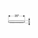 Casa si Gradina - Sanitare - Obiecte sanitare - Accesorii vase de toaleta - Capac wc Geberit Acanto - Infinity.ro