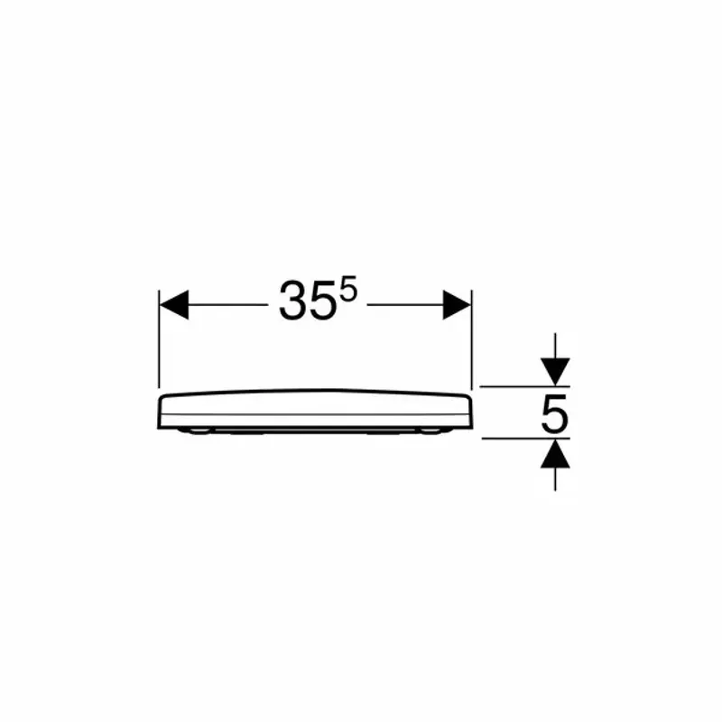 Casa si Gradina - Sanitare - Obiecte sanitare - Accesorii vase de toaleta - Capac wc Geberit Acanto - Infinity.ro