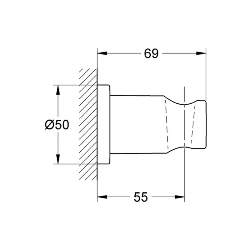 Casa si Gradina - Sanitare - Lavoar baie si accesorii - Baterii sanitare - Agatatoare dus Grohe Rainshower auriu lucios Cool Sunrise - Infinity.ro