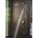 Casa si Gradina - Sanitare - Suporturi si accesorii baie - Accesorii baie - Cot iesire dus Hansgrohe FixFit S valva antireflux crom lucios - Infinity.ro