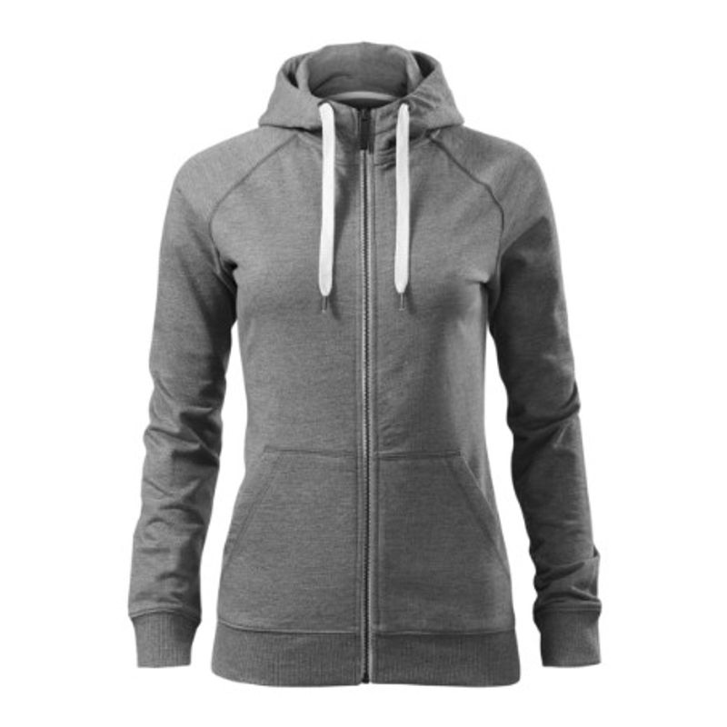 Fashion, accesorii si bijuterii - Femei - Imbracaminte femei - Hanorace femei - Hanorac pentru dama, Voyage 451, Malfini Gri L - Infinity.ro
