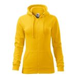 Fashion, accesorii si bijuterii - Femei - Imbracaminte femei - Hanorace femei - Hanorac pentru dama, Trendy Zipper 411, Malfini Galben 2XL - Infinity.ro