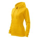 Fashion, accesorii si bijuterii - Femei - Imbracaminte femei - Hanorace femei - Hanorac pentru dama, Trendy Zipper 411, Malfini Galben 2XL - Infinity.ro