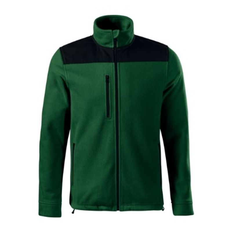 Fashion, accesorii si bijuterii - Barbati - Imbracaminte - Jachete si geci barbati - Jacheta fleece unisex, Effect 530, Malfini Verde sticla 3XL - Infinity.ro