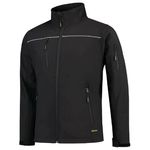 Fashion, accesorii si bijuterii - Barbati - Imbracaminte - Jachete si geci barbati - Jacheta softshell unisex, Luxury Softshell T53, Malfini Negru 2XL - Infinity.ro