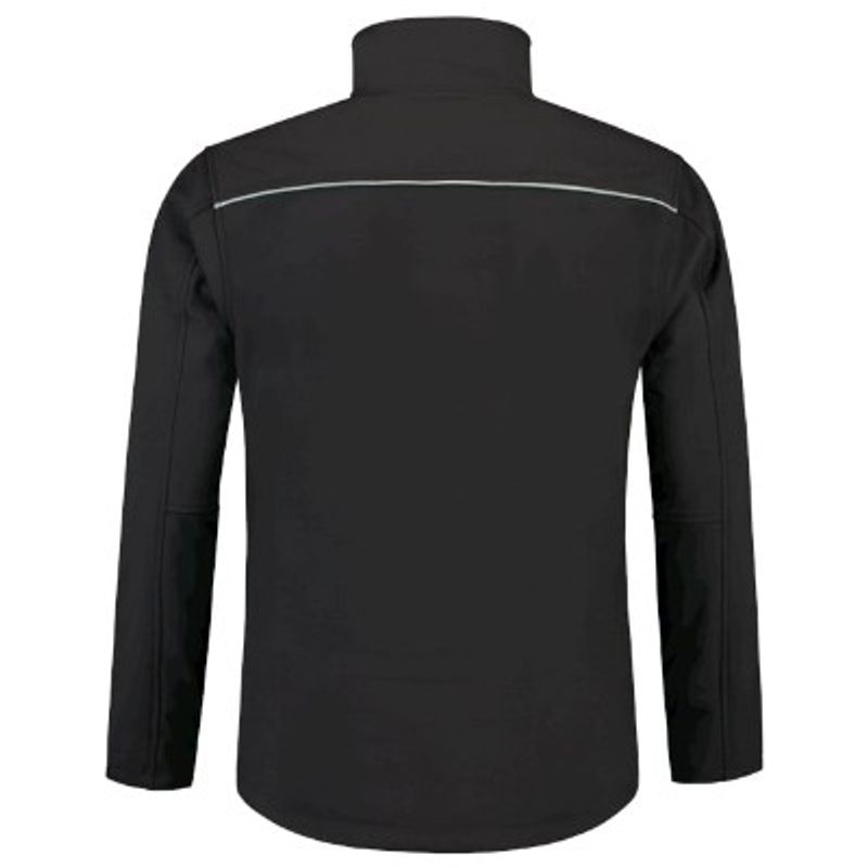 Fashion, accesorii si bijuterii - Barbati - Imbracaminte - Jachete si geci barbati - Jacheta softshell unisex, Luxury Softshell T53, Malfini Negru 2XL - Infinity.ro