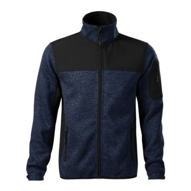 Fashion, accesorii si bijuterii - Barbati - Imbracaminte - Jachete si geci barbati - Jacheta softshell pentru barbati, Casual 550, Malfini M knit blue - Infinity.ro