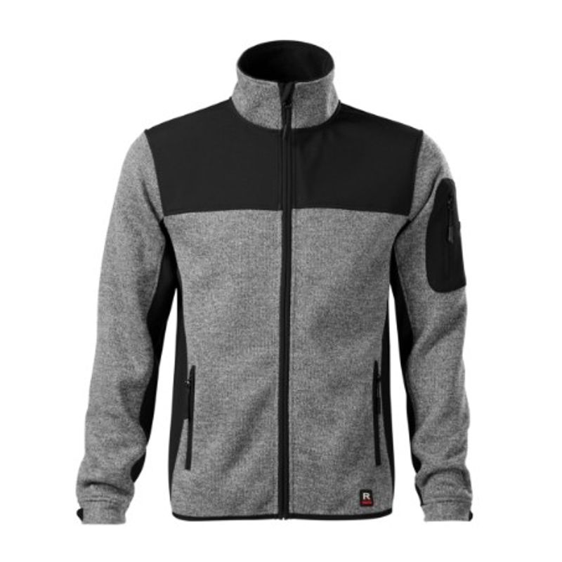 Fashion, accesorii si bijuterii - Barbati - Imbracaminte - Jachete si geci barbati - Jacheta softshell pentru barbati, Casual 550, Malfini L knit light gray - Infinity.ro